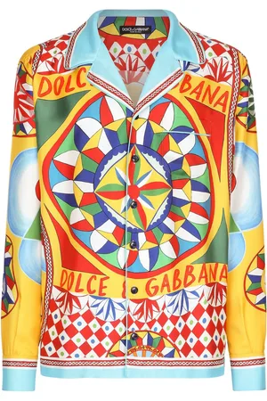 Dolce & Gabbana Carretto twill silk shirt