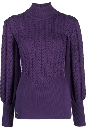 Philipp Plein Long-sleeve knitted wool jumper