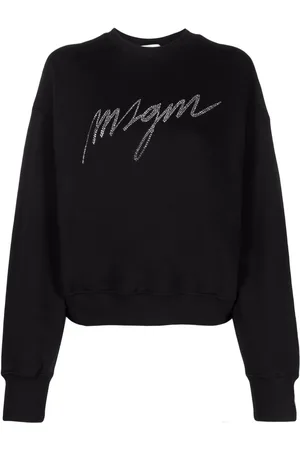 Msgm Rhinestone-embelished sweatshirt