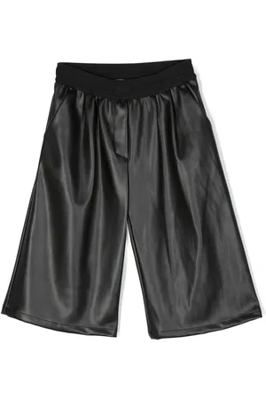 Msgm Logo-waistband pleated trousers