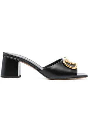VALENTINO GARAVANI Go Logo 60mm leather mules