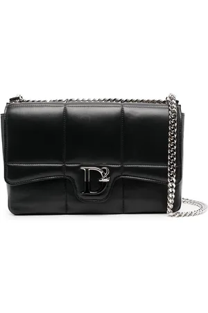 Dsquared2 Logo-plaque quilted shoulder bag