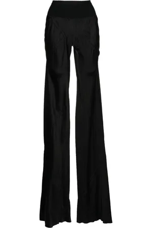 Rick Owens Extra-length flared trousers