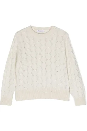 Brunello Cucinelli Cable-knit long-sleeve jumper