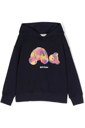 Palm Angels Teddy Bear-print cotton hoodie