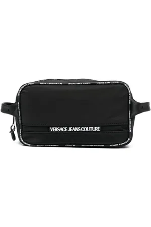 VERSACE Embossed-logo zipped toiletry bag