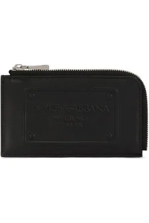 Dolce & Gabbana Logo-embossed leather wallet