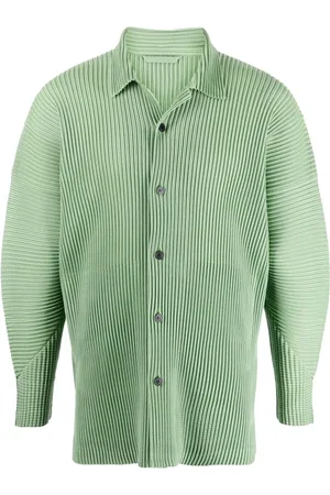 Issey Miyake Plissé button-up shirt