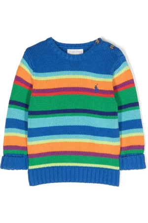 Ralph Lauren Polo Pony stripe-print jumper