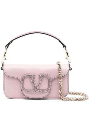 VALENTINO GARAVANI Locò crystal-embellished shoulder bag