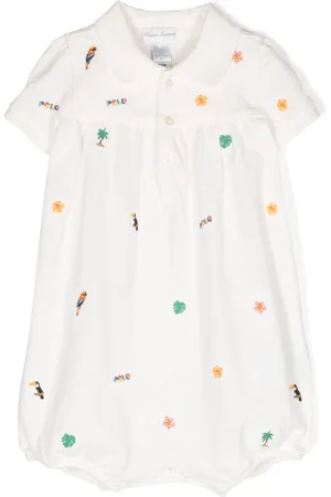 Ralph Lauren Tropical-embroidered cotton shorties