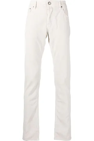 Jacob Cohen Low-rise slim-cut corduroy trousers