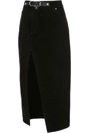 J.W.Anderson Padlock-detail cotton denim skirt