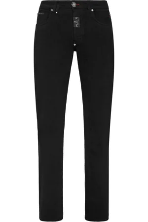 Philipp Plein Supreme logo-plaque straight-leg jeans