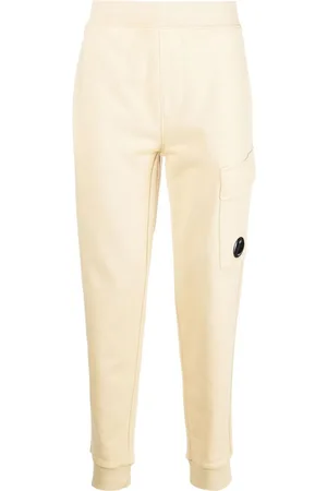C.P. Company Logo-plaque cotton track pants