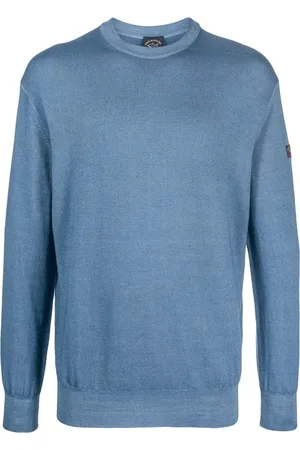 Paul & Shark Logo-patch fine-knit jumper