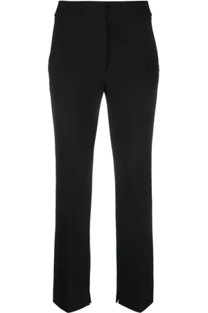 PESERICO SIGN High-waist straight-leg trousers