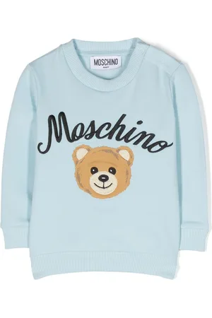Moschino Logo-embroidered cotton sweatshirt
