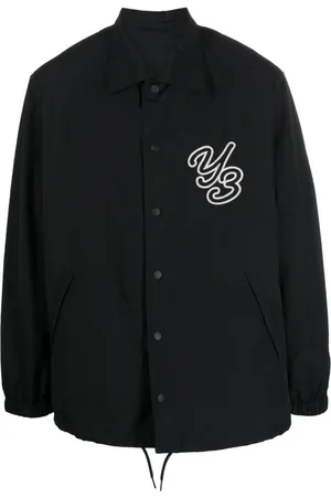 Y-3 Logo-embroidered shirt jacket