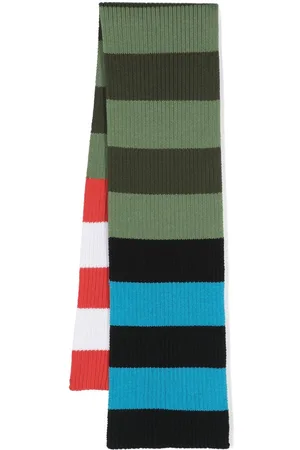 Stella McCartney Stripe-pattern knitted scarf