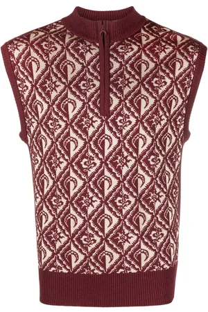 Marine Serre Moon Diamant knit vest