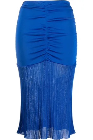 Tom Ford High-waisted ruched midi skirt