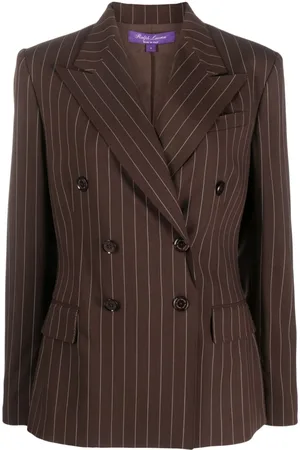Ralph Lauren Safford striped wool blazer