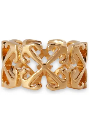 Off-White Arrows Crystal-embellished Bracelet - Gold