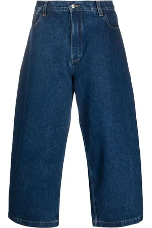 STUDIO NICHOLSON Cropped wide-leg jeans