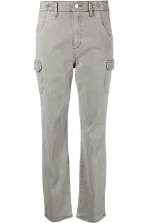 Paige High-waist straight-leg jeans