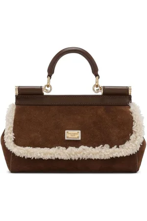 Dolce & Gabbana Sicily leather tote bag