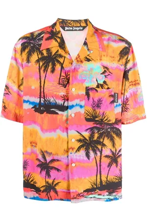 Palm Angels Palm tree-print shirt