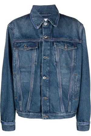 Christopher Nemeth Rope-print Denim Jacket - Farfetch