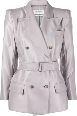 Saint Laurent 2000 belted double-breasted blazer
