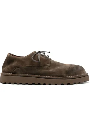 MARSÈLL Round-toe 30mm lace-up leather oxford shoes