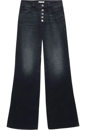 Frame High-waist wide-leg jeans