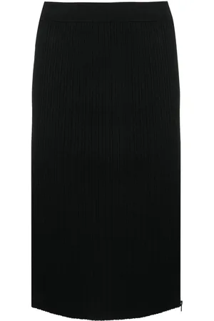 Tom Ford Ribbed silk-blend pencil skirt