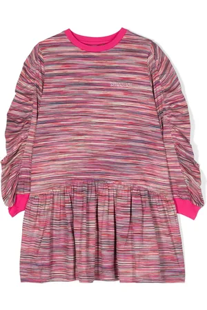 Missoni Melange-effect logo-print dress