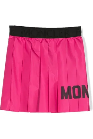 Moncler Logo-print pleated skirt
