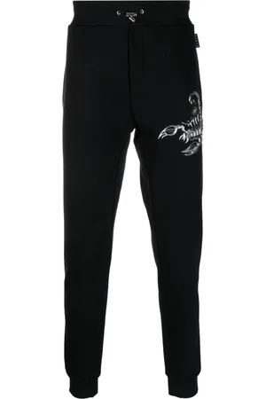 Philipp Plein Scorpion appliqué-detail track pants
