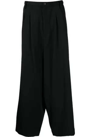 YOHJI YAMAMOTO Tapered-leg pleat-detail trousers