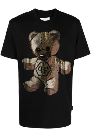 Philipp Plein Bear-motif round-neck T-shirt