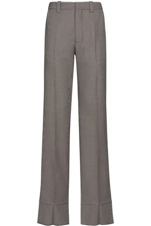 Marni Houndstooth-pattern straight-leg trousers