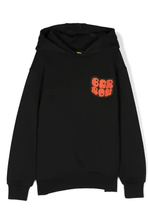 BARROW Logo-print cotton hoodie