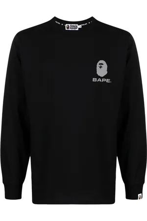 A Bathing Ape Logo-print cotton sweatshirt