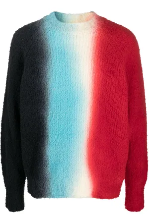 SACAI Gradient-effect crew-neck jumper