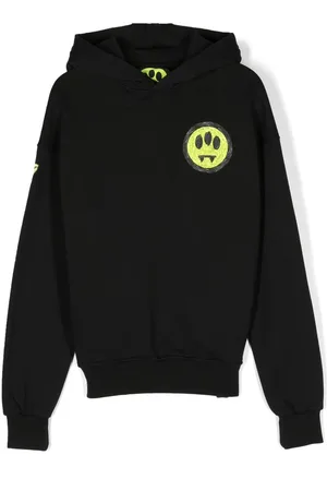 BARROW Logo-print cotton hoodie