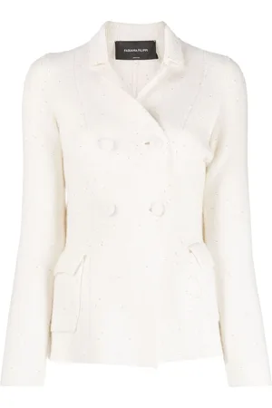 Fabiana Filippi Sequin-embellished double-breasted cardigan