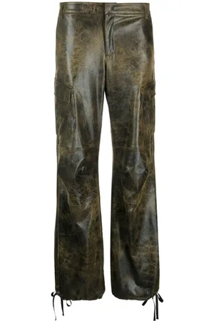 The Andamane Distressed-effect tapered trousers