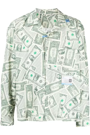 Maison Mihara Yasuhiro Dollar Bill long-sleeve shirt